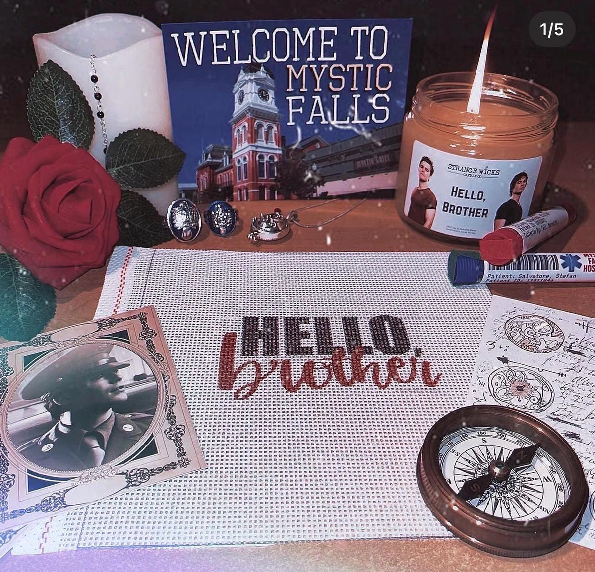 Hello Brother Needlepoint Canvas